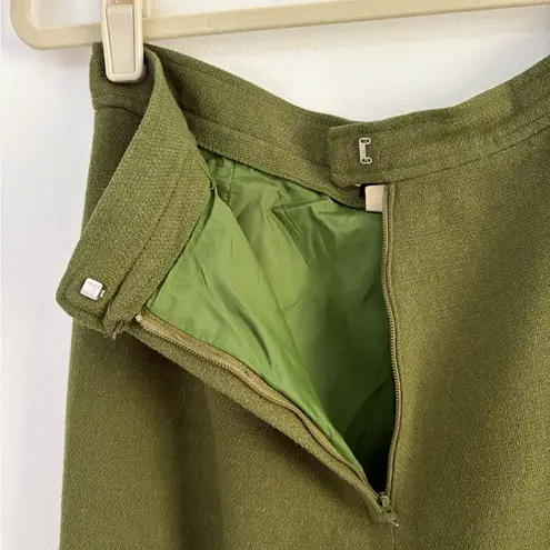 Givenchy Vintage 70s Wool Blend Wide Leg High Waist Trousers