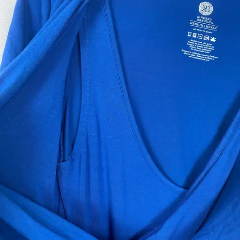Kindred Bravely Royal Blue The Angelina Nursing Friendly Short Sleeve Dress Sz.M Size undefined