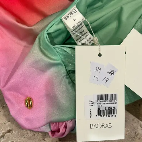 NEW NWT Baobab Oriana One Piece Candy Swirl size Small Green