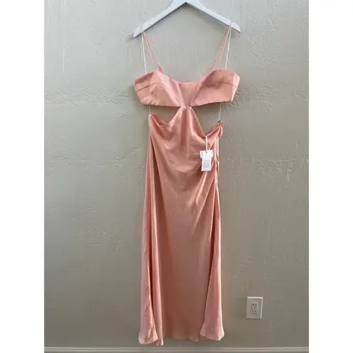 Anthropologie NWT $276  BHLDN Significant Other Cutout Maxi Dress in Sorbet Pink