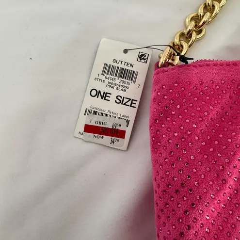 INC International Concepts Pink and Gold Shoulder Bag ( please review photos)