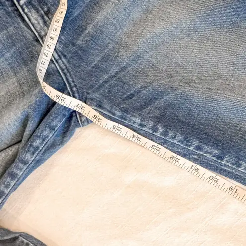 AMO Denim High Rise Twist Sweetheart Split Hem Skinny Dark Wash Jeans 30 Blue