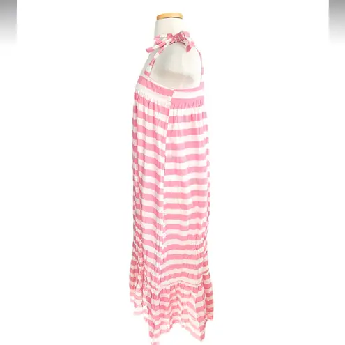 Sunshine Tienda Duval Stripe Florence Dress Size Medium NWT Pink