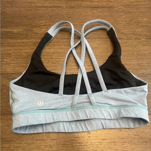 Lululemon  Energy Bra *Medium Support, B–D Cup
Heathered Larkspur size 8