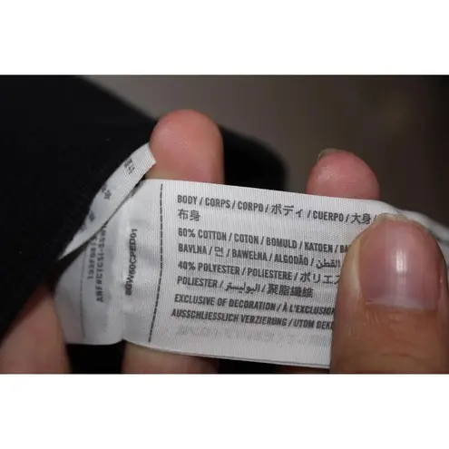 Abercrombie & Fitch  Soft AF Black Cowl Neck Sweatshirt Turtleneck Sweater Size M - Image 4