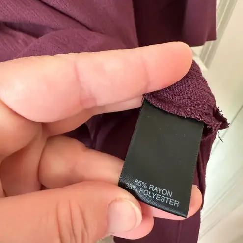 Avenue Plum Blouse 3/4 Sleeves Size 18/20