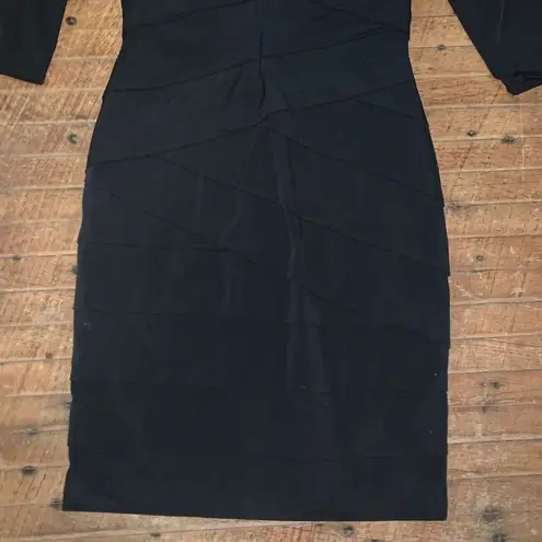 White House | Black Market  asymmetrical instantly slimming dress