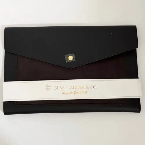 Glass Ladder & Co The Megan Clutch Black