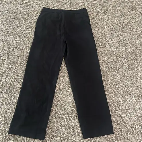 NWT JCrew Factory Petite Ponte Straight Leg Pants Sz 8P Black
