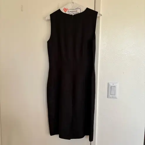 Talbots  Irish Linen Black Blazer and Sleeveless Dress Set Size 4/6