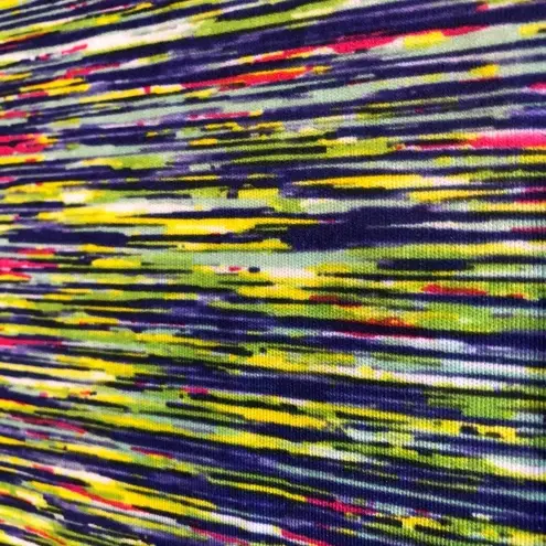 Zone Pro Colorful Top and Bright Yellow Shorts Womens L Used 2 Pieces