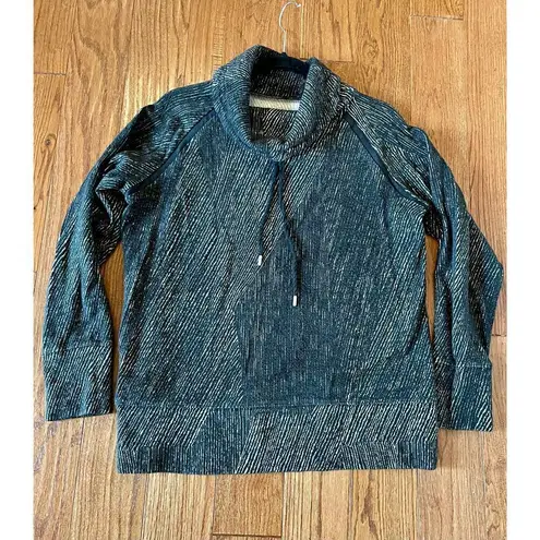 Amazon Black textured Cowlneck sweater size m