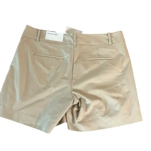 Anne Taylor Factory khaki The 6 Inch Short Mid Rise Women Size 8 Brown Casual