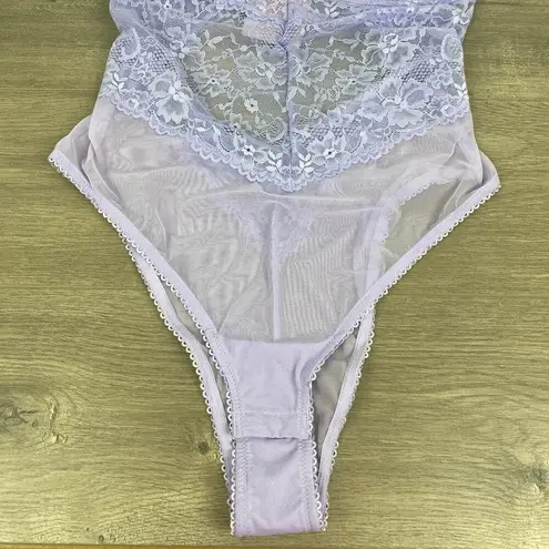 Savage x Fenty Lilac Purple Lace Teddy Bodysuit Sz.2X NWT
