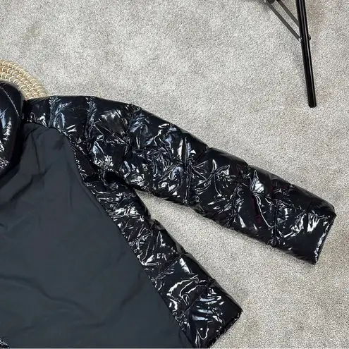 Body Glove Women’s Duck Down Puffer Coat Jacket Hooded Full Zip in Black SP