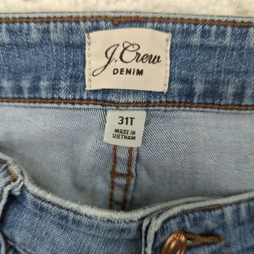 J.Crew  Curvy Vintage Straight Leg Jeans Stretch L4715 Women's Size 31 Tall