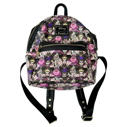 Lounge Fly DISNEY Villains Mini Backpack Ursula Cruella Maleficent Evil Queen Bag