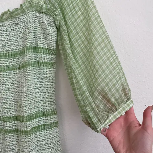 Capulet Revolve Siobhan Smocked Plaid Mini Dress