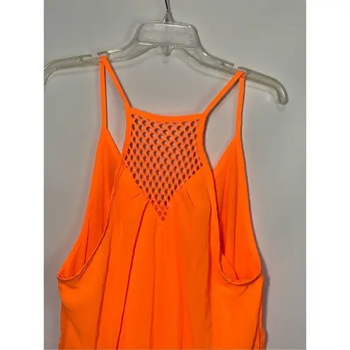 Womens Sleeveless Hollow Net Sundress Swim Cover