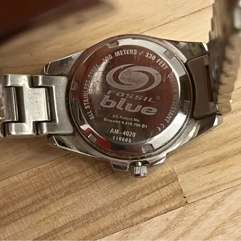 Fossil Ladies Watch Crystal Embellishments Stainless Bracelet Quartz Date Window