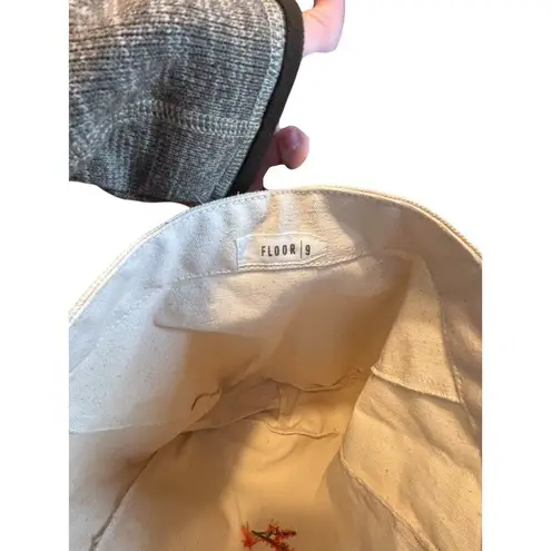 Oh Darling "Lets Be Adventurous" Embroidered Canvas Tote Bag Eco