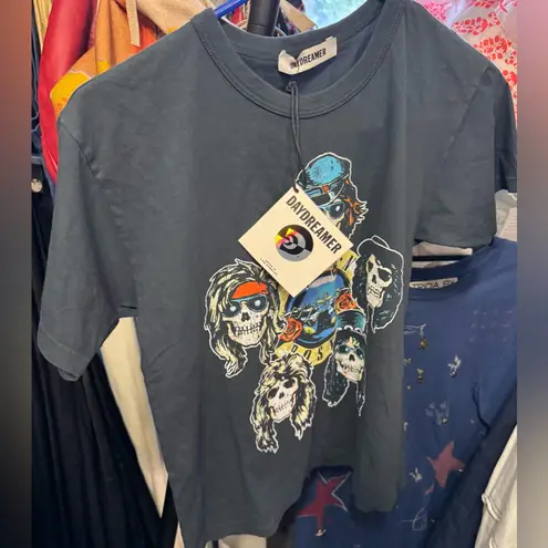 Daydreamer NWT GUNS N' ROSES UK TOUR '87 RINGER TEE vintage black - XS $101 MSRP