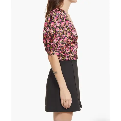 VERO MODA NWT Elly Floral Print Crop Blouse, Size M New w/Tag