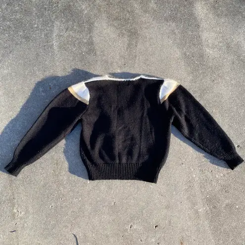 Jaclyn Smith 80s Vintage Sweater in Black