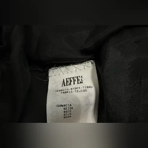 Moschino Silk Ruffle Black Dress 38/US 4