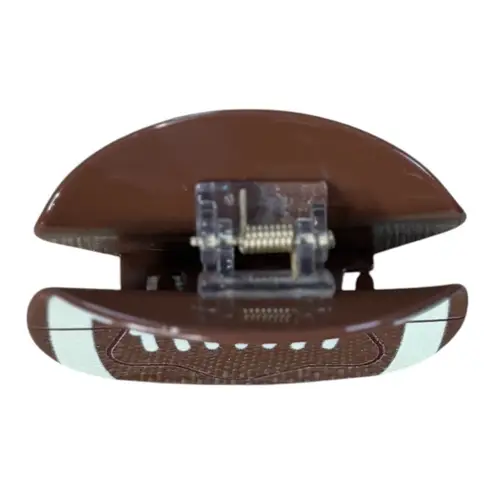 Football Hair Claw Clip Cute Fun Sports Theme Hair Accessory New Brown