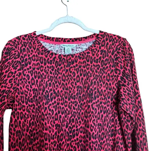 Tommy Bahama  Top Womens Large Multicolor Animal Print Cotton Blouse