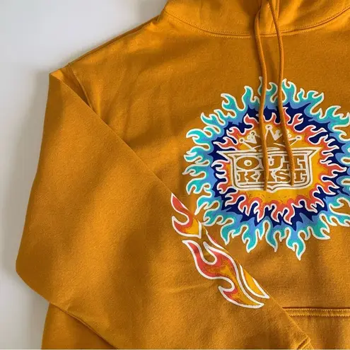 Urban Outfitters  Outkast Orange Flame Oversized Hoodie Sweatshirt S/M