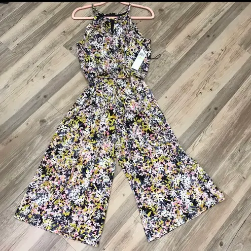 London Times NWT Blossom Print Jumpsuit sz 4