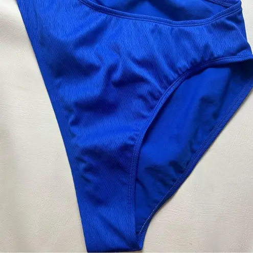 Wild Fable  Women's Blue Swim Bottom front waist low rise high leg cheeky NWT 2X - Image 3