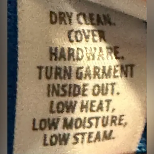 St. John cobalt blue wool blend sleeveless knit shift dress size 10