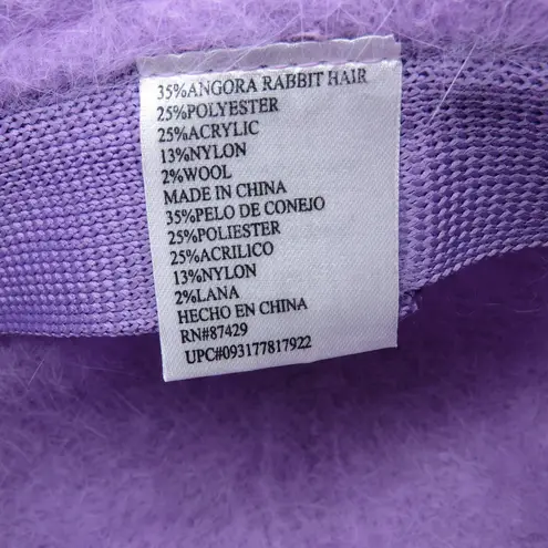 Cider  Y2K Pastel Purple Fuzzy Bucket Hat