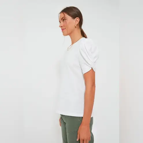 Tuckernuck Pomander Place top White Vesty Puff Short Sleeve Crewneck cotton tee