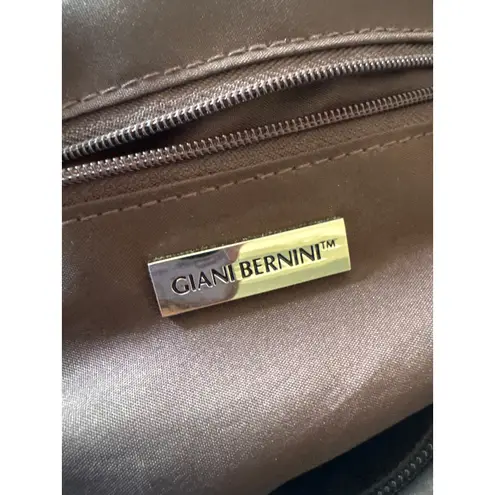 Giani Bernini Genuine Leather Crossbody Shoulder Bag Brown