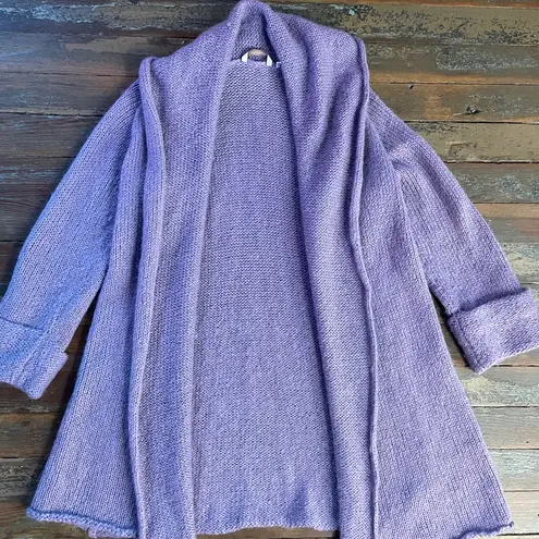 Soft Surroundings Telluride Topper Lavender Mohair Wool Open Duster - PS ๐งก๐