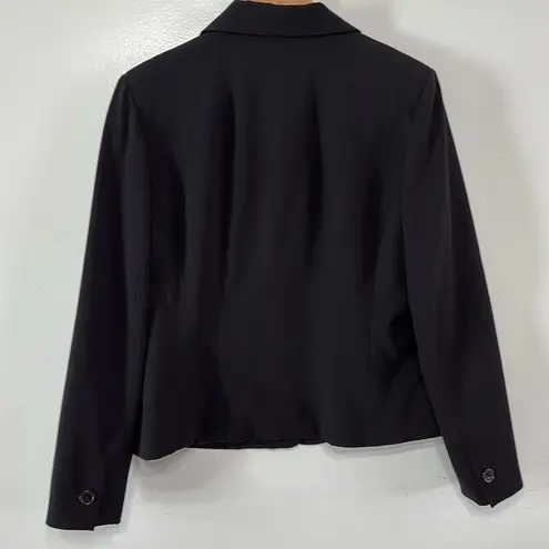 The Limited East 5th Women's Black Button Down Blazer With Faux Pockets Size 14