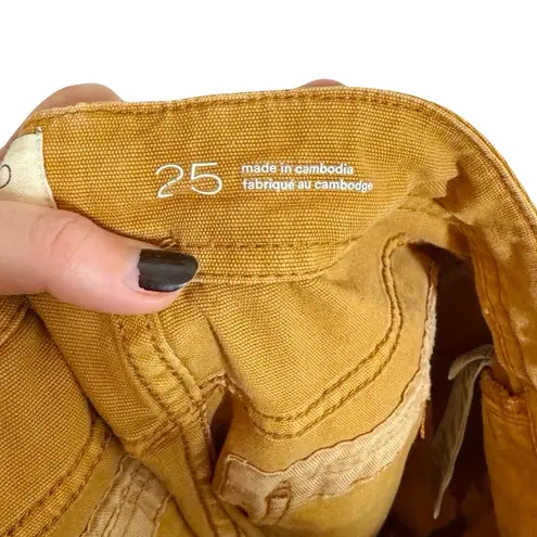 Pilcro Anthropologie The Yaya Crop Flare Pants in Bronze- PLEASE READ