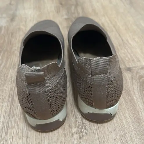 Adrienne Vittadini  | Tan Sport Slip-on Sneaker