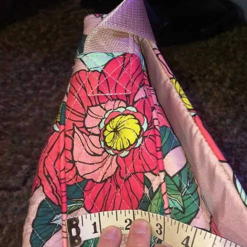 Vera Bradley Large  andi laptop bag floral print vintage cross body bag pockets‌