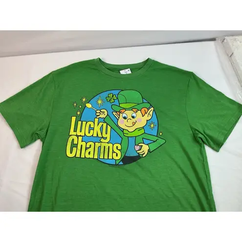 TEE LUV Lucky Charms Green Women's Tee SIZE XL Graphic Tee