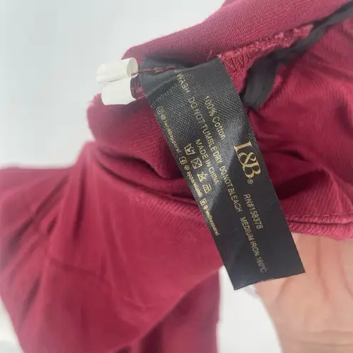 Lucky & Blessed L&B Maroon High Rise Ultra Flare Bell Bottom Pants sz XL Western Red