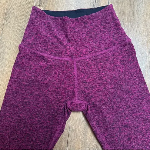 Beyond Yoga Spacedye Take Me Higher Legging - Heather Black Plumberry Size Small