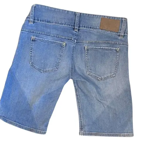 DKNY JEANS Bermuda Shorts Womens Light Wash Blue Classic Casual Size 7