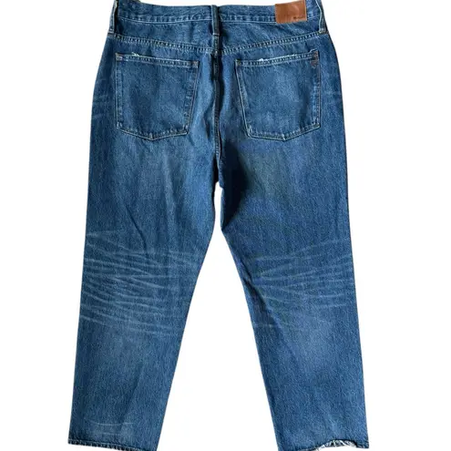 Madewell  Knee Rip Plus‎ Classic Straight Jeans Jade Wash Size 32
