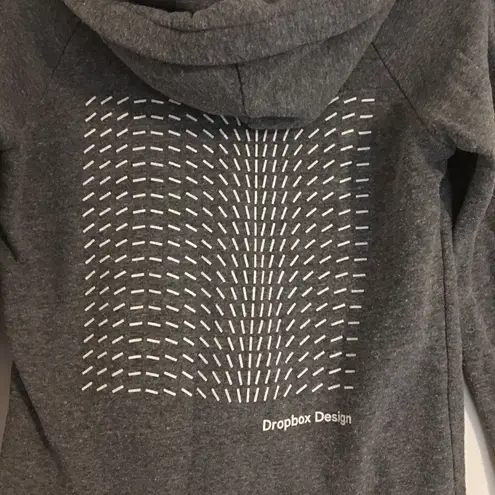 Alternative Earth gray eco-zip up hoodie S