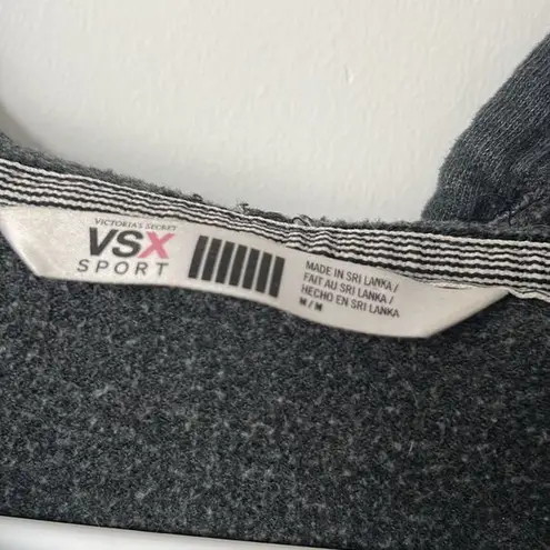 Victoria's Secret VSX Victoria 10 Pullover Hoodie Dark Gray Size Medium